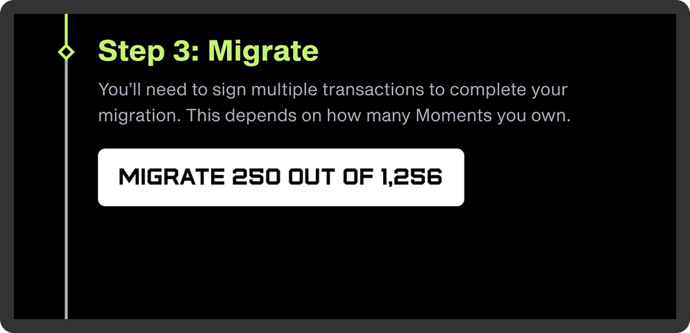 Step 3 - Migrate